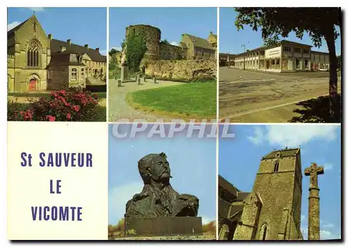 Cartes postales moderne St Sauveur le Vicomte