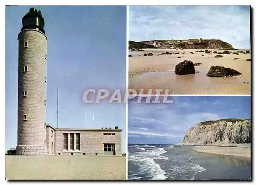 Moderne Karte Caps Griz Nez et Blanc Nez