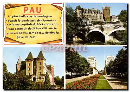 Cartes postales moderne Pau la plus belle vue des montagnes