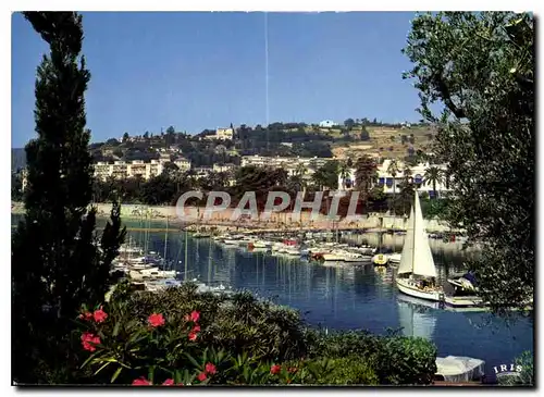 Moderne Karte Beaulieu sur Mer Le Port et le Casino vus de la Villa Grecque