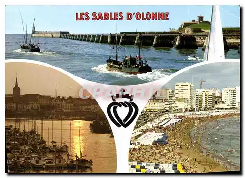 Cartes postales moderne Les Sables d'Olonne La Grande Jetee de la Chaume