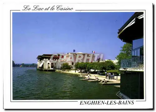 Cartes postales moderne Le Lac et le Casino Enghien les Bains