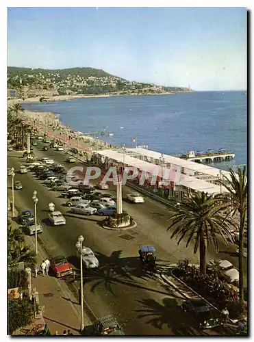 Cartes postales moderne Nice La Promenade des Anglais et le Mont Boron