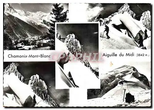 Cartes postales moderne Chamonix Mont Blanc Aiguille du Midi