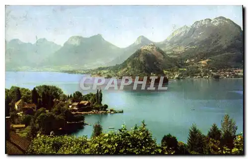 Cartes postales moderne Annecy Haute Savoie Le Lac Un Site qui compte parmi les plus celebres de France