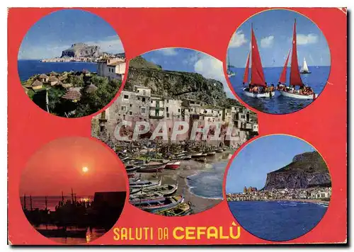 Cartes postales moderne Saluti da Cefalu
