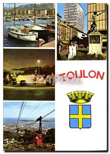 Cartes postales moderne Toulon Le Port