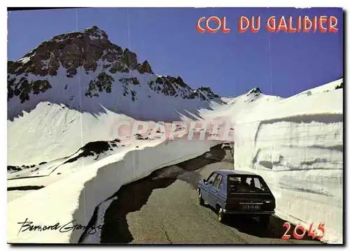 Moderne Karte Col du Galibier