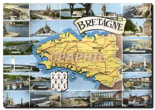 Cartes postales moderne Bretagne