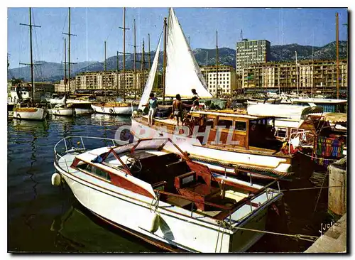 Cartes postales moderne Toulon Var La Vieille Darse Quais de la Sinse et de Stalingrad et la Nouvelle Mairie Bateaux