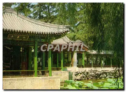 Moderne Karte Pavillon heralding spring in the summer palace Chine China