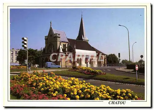 Cartes postales moderne Chatou Yvelines L'Eglise