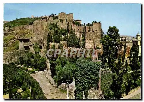 Moderne Karte Malaga Alcazaba