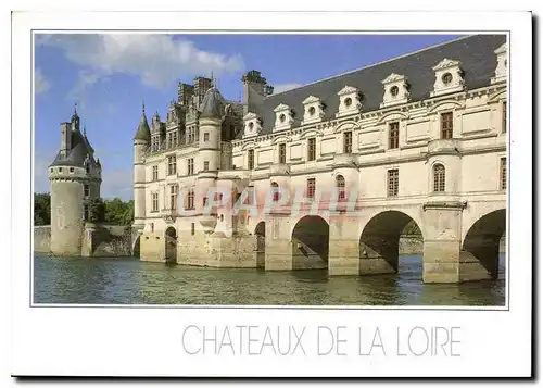 Moderne Karte Chateaux de la Loire Chenonceaux