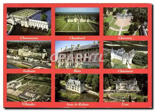 Cartes postales moderne Chateaux de la Loire