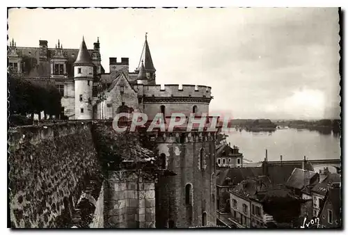 Cartes postales moderne Amboise Indre et Loire Le chateau cote est et la Loire