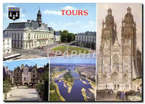 Cartes postales moderne Tours I et L