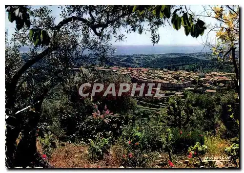 Cartes postales moderne Vence La Jolie Vue generale Au loin la Cote et la Mediterranee