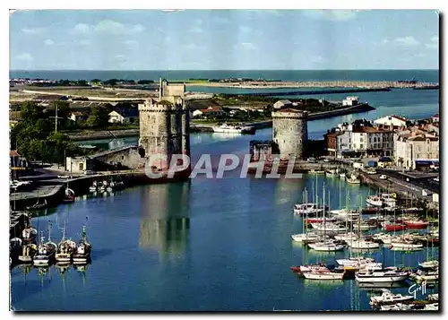 Moderne Karte La Rochelle Charente Maritime Le Port Saint Nicolas et Tour de la Chaine