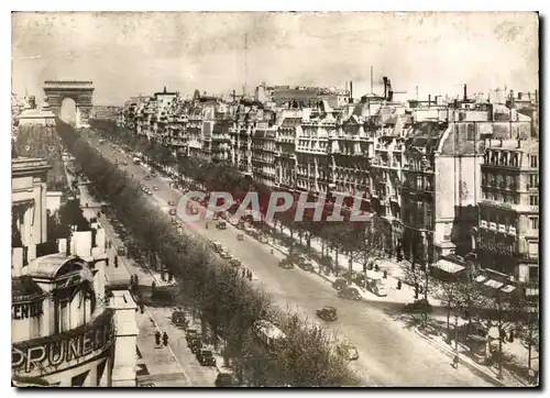 Moderne Karte Paris L'Avenue des Champs Elysees