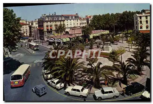 Cartes postales moderne Perpignan Pyrenees Orientales La place Arago et le palmarium Automobile