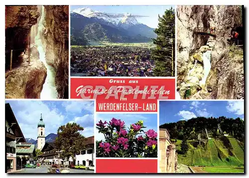 Cartes postales moderne Gruss aus Werdenfelser Land