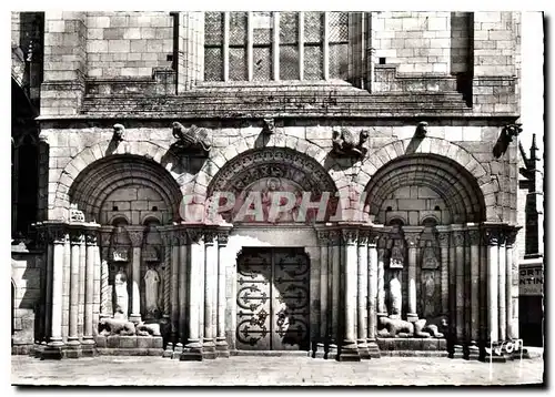 Cartes postales moderne Dinan Cotes du Nord Portail Eglise Saint Sauveur