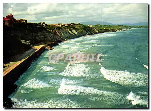 Moderne Karte Biarritz Basses Pyrenees Cote des basques