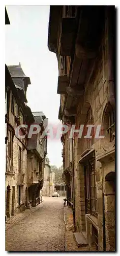 Moderne Karte Vitre Ile et Vilaine Vieilles maisons rue Baudrairie