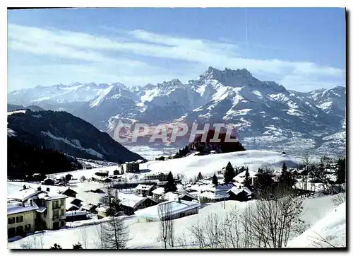 Cartes postales moderne Leysin et les Dents du Midi