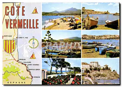 Cartes postales moderne Cote Vermeille Argeles sur Mer Collioures