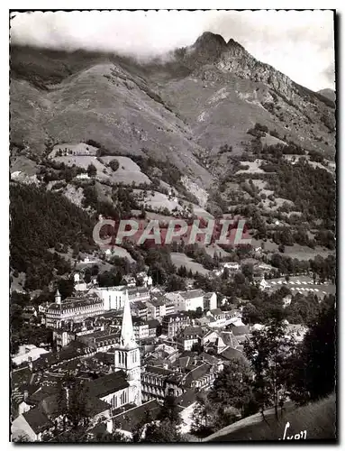 Moderne Karte Cauterets Hautes Pyrenees Vue generale prise de Pauze
