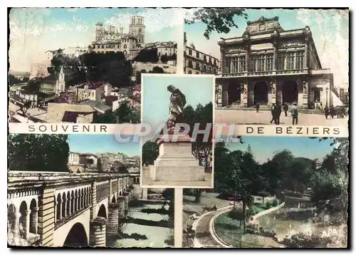 Moderne Karte Souvenir de Beziers Herault