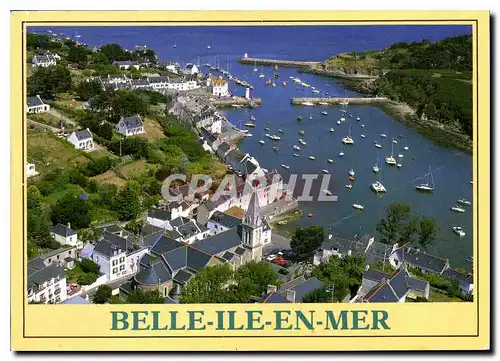 Cartes postales moderne Belle Ile en Mer la bien nommee Le port de Sauzon