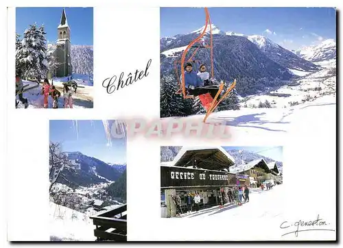 Cartes postales moderne Chatel Haute Savoie Village Savoyard des Portes du Soleil