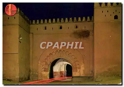 Cartes postales moderne Marrakech Bab el Khemis la nuit