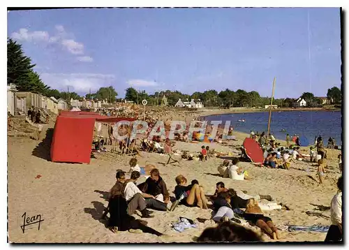 Moderne Karte La Bretagne Benodet Finistere Une de ses plages