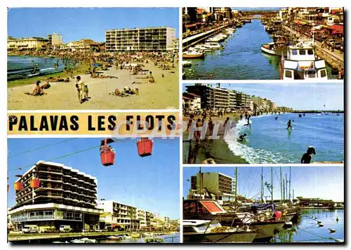 Cartes postales moderne Palavas des Flots Herault Plage rive droite