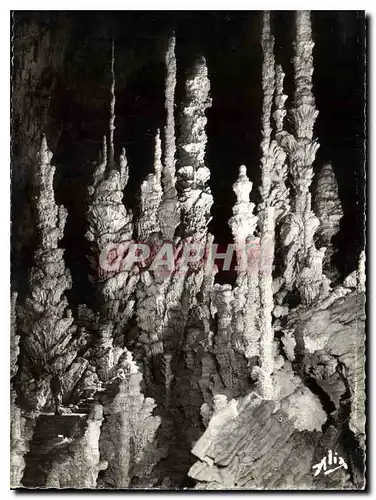 Moderne Karte Aven d'Orgnac Ardeche Les grandes Stalagmites de la Salle superieure