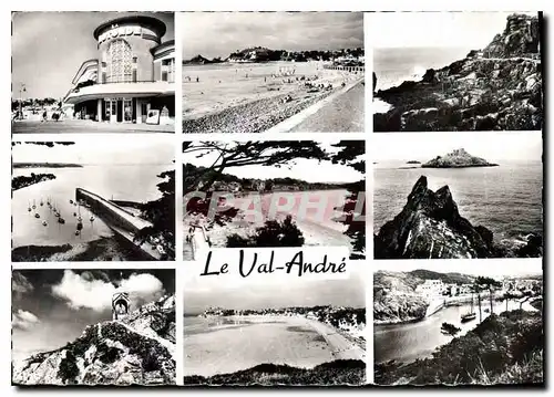 Cartes postales moderne Le Val Andre La Rotonde La Plage Rochers de la Lingouare