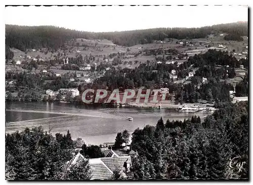 Moderne Karte Gerardmer Vue sur le lac