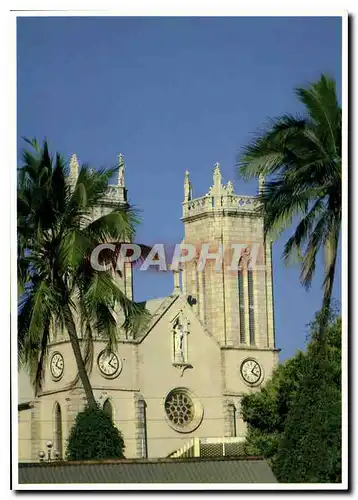 Moderne Karte Noumea Majestic sunsplashed cathedral