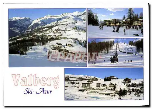 Cartes postales moderne Valberg Ski Azur