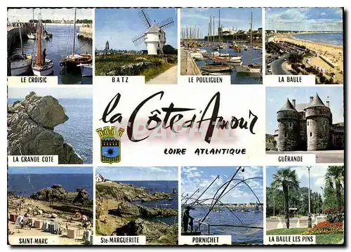 Cartes postales moderne La Cote d'Amour Loire Atlantique Le Croisic Batz Le Pouliguen La Baule La Grande Cote Guerande S