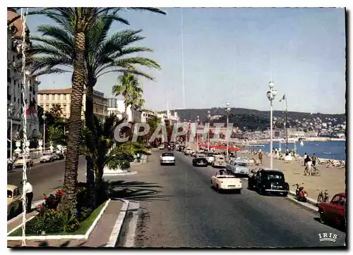 Moderne Karte Nice A Mmes La Promenade des Anglais