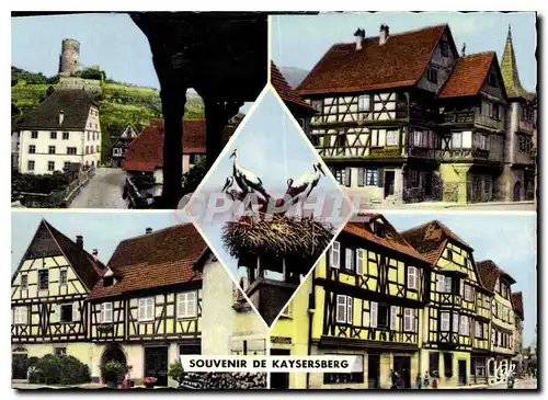 Moderne Karte Souvenir de Kayserberg Le Chateau Ancienne Forge Maisons Alsaciennes