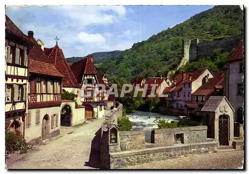 Moderne Karte Kayserberg Ht Rhin Rue de l'Oberhof et la Weiss