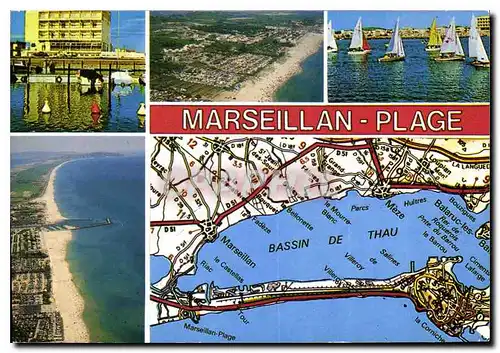 Cartes postales moderne Marseillan Plage