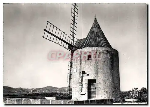 Moderne Karte La Provence Fontvieille B du R Le Moulin de Daudet