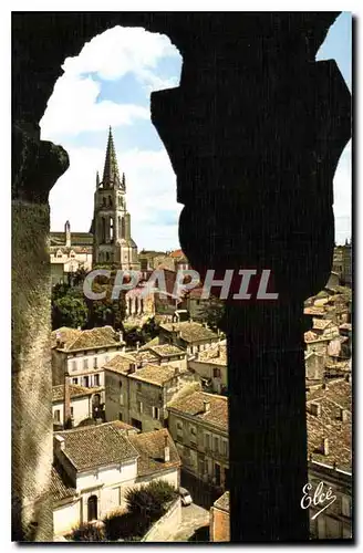 Cartes postales moderne Saint Emilion Le clocher de l'Eglise Monolithe